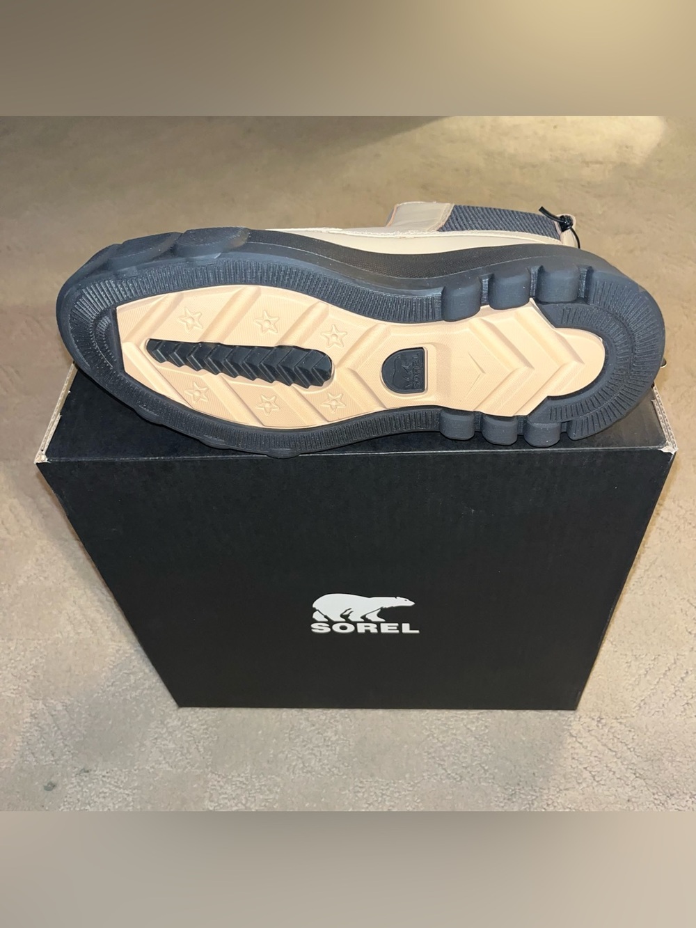 Sorel Caribou X Waterproof Platform Chelsea Boot Canoe Tan & Black Women’s 10 - Picture 6 of 8